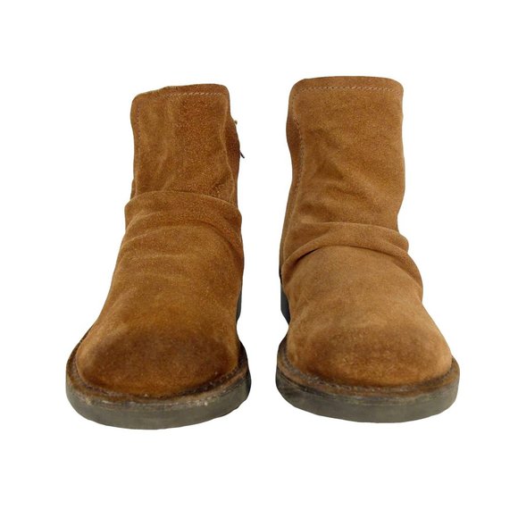 FLY LONDON Neba $240 Suede Buckle Ankle Boots Booties Women's EU 39/ US 9 - Picture 3 of 9